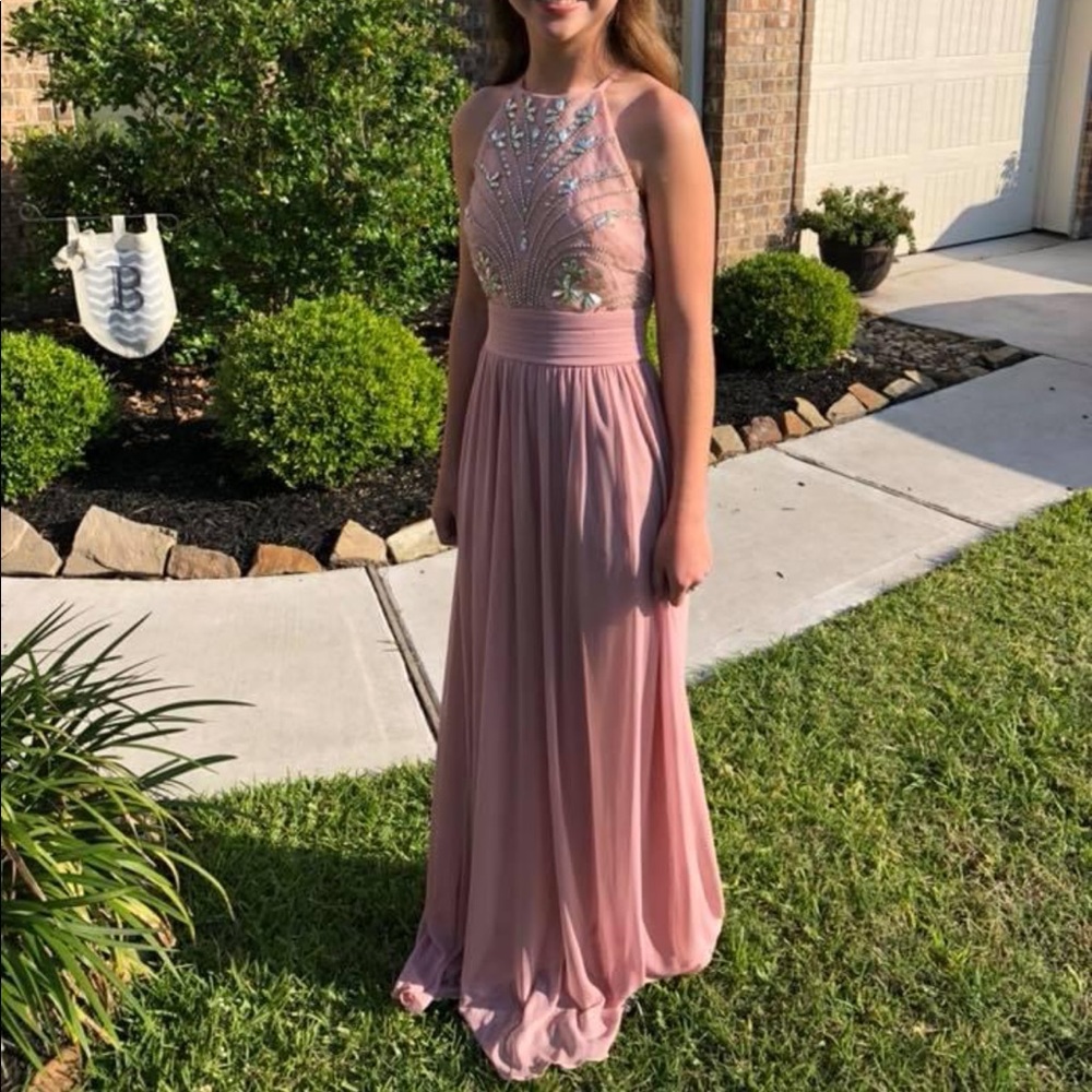 Nude/pink Homecoming/prom/banquet dress